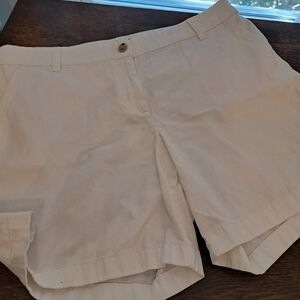 J. Crew Women's White Kakhi Shorts